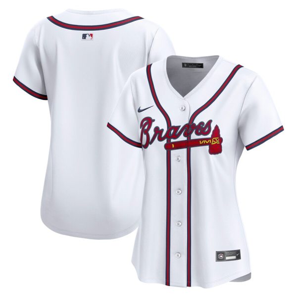 Atlanta Braves Women's Home Limited Jersey - White