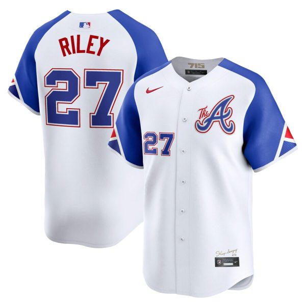 Austin Riley Atlanta Braves City Connect Limited Player Jersey - White