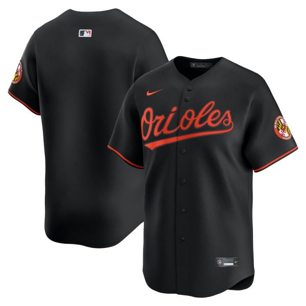 Baltimore Orioles Limited Alternate Blank Replica Jersey - Black