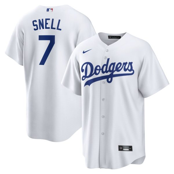 Blake Snell Los Angeles Dodgers Home Replica Player Jersey - White