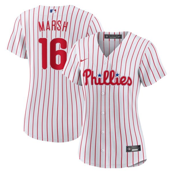 Brandon Marsh Philadelphia Phillies Women's Home Replica Jersey - White