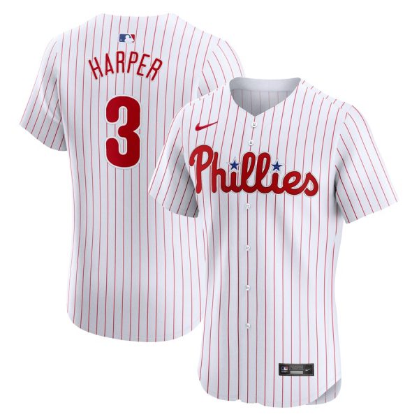 Bryce Harper Philadelphia Phillies Home Elite Jersey - White
