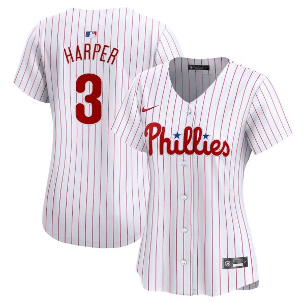 Bryce Harper Philadelphia Phillies Women's Home Limited Player Jersey - White
