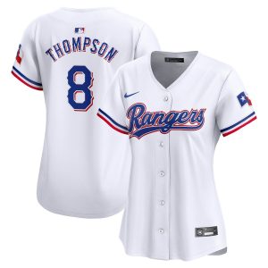 Bubba Thompson Texas Rangers Women's Home Limited Player Jersey - White