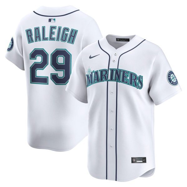 Cal Raleigh Seattle Mariners Alternate Limited Player Jersey - White
