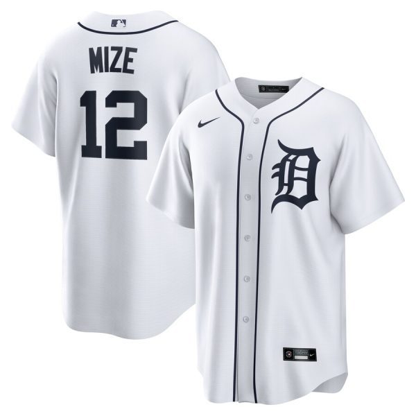 Casey Mize Detroit Tigers Home Replica Jersey - White
