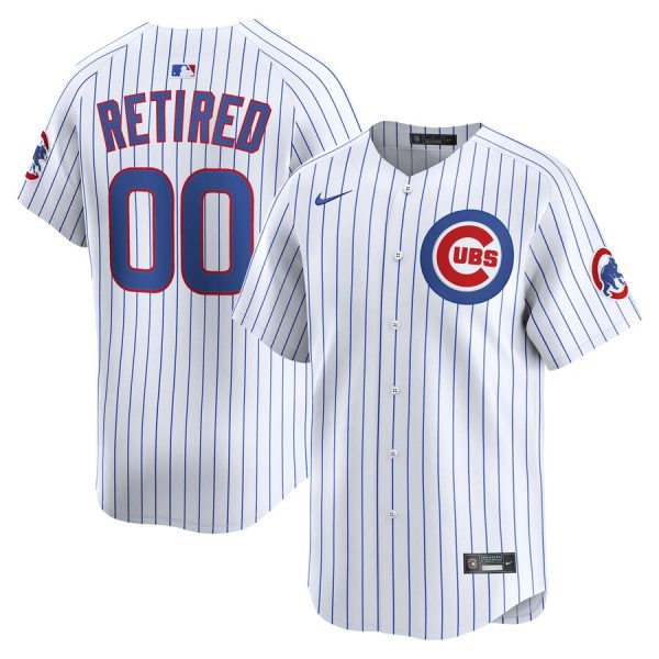 Chicago Cubs Home Limited Retired Roster Jersey - White