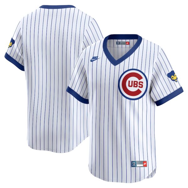Chicago Cubs Throwback Cooperstown Collection Limited Jersey - White