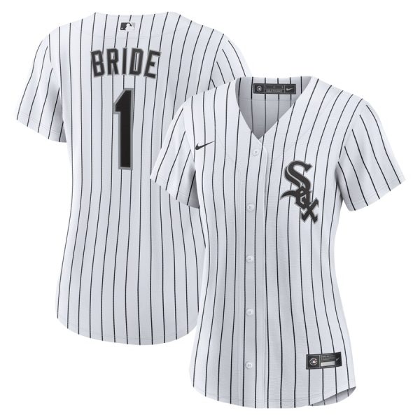 Chicago White Sox Women's #1 Bride Home Replica Jersey - White
