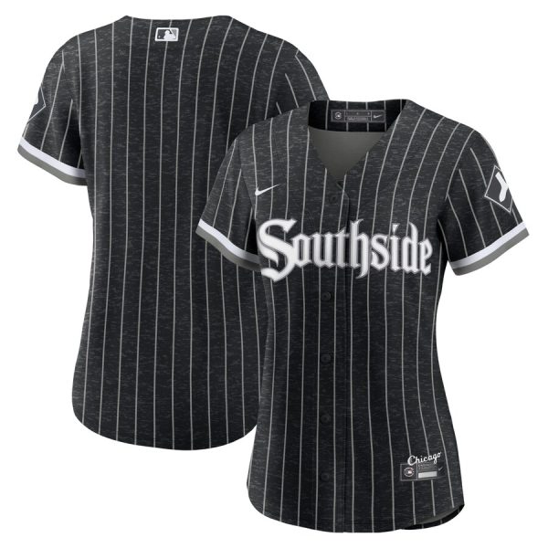 Chicago White Sox Women's City Connect Replica Jersey - Black