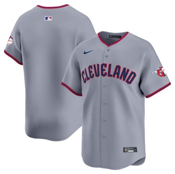 Cleveland Guardians Blank Gray 2025 Alternate Limited Stitched Baseball Jersey
