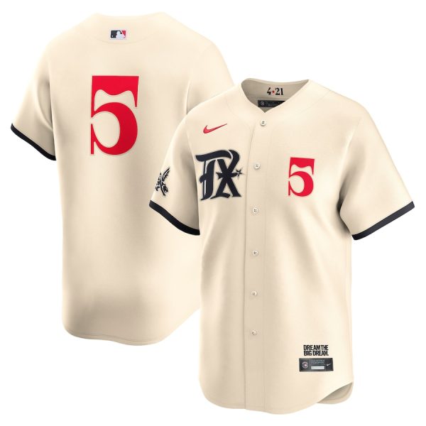 Corey Seager Texas Rangers City Connect Limited Player Jersey - Cream