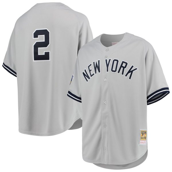 Derek Jeter New York Yankees 1998 Cooperstown Collection Road Jersey - Gray