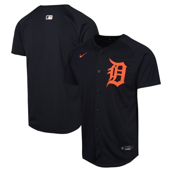 Detroit Tigers Youth Alternate Limited Jersey - Navy