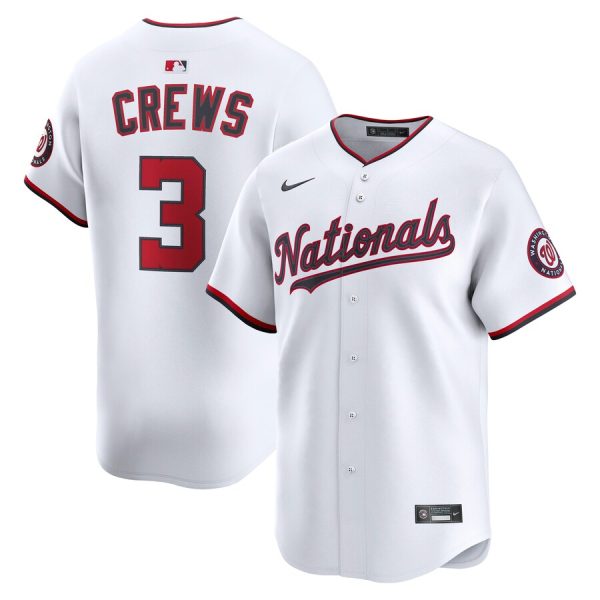 Dylan Crews Washington Nationals Alternate Limited Player Jersey - White