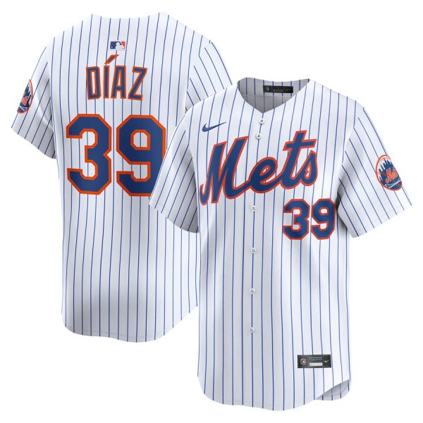 Edwin Diaz New York Mets Home Limited Player Jersey - White