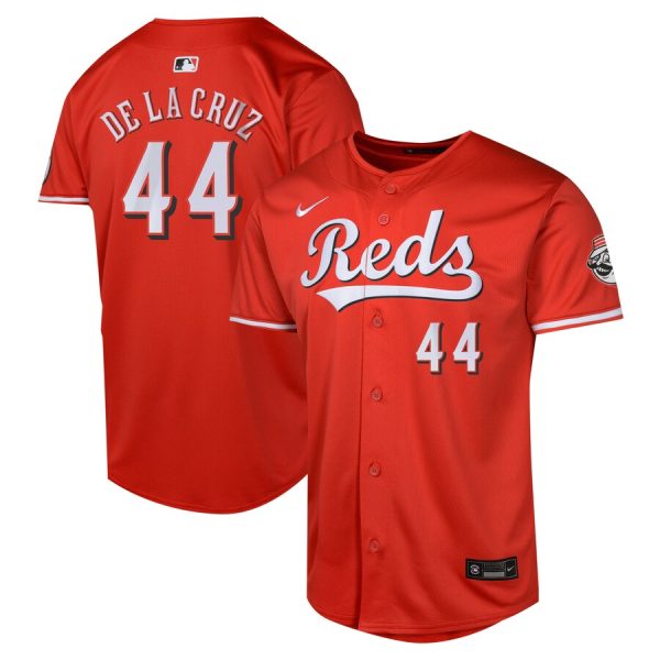 Elly De La Cruz Cincinnati Reds Youth Alternate Limited Player Jersey - Red