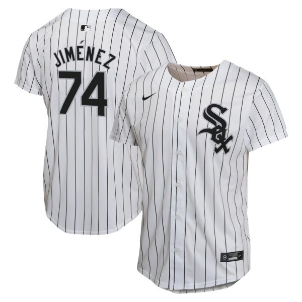 Eloy Jimenez Chicago White Sox Youth Home Game Player Jersey - White