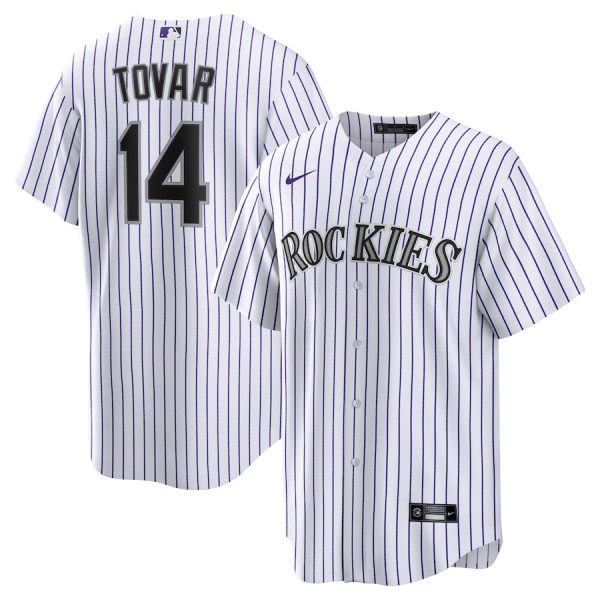 Ezequiel Tovar Colorado Rockies Home Replica Jersey - White