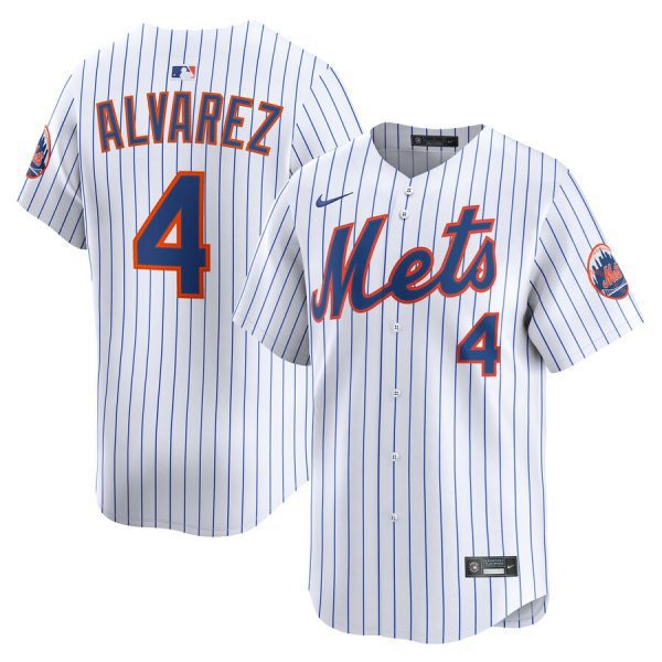 Francisco Alvarez New York Mets Home Limited Player Jersey - White