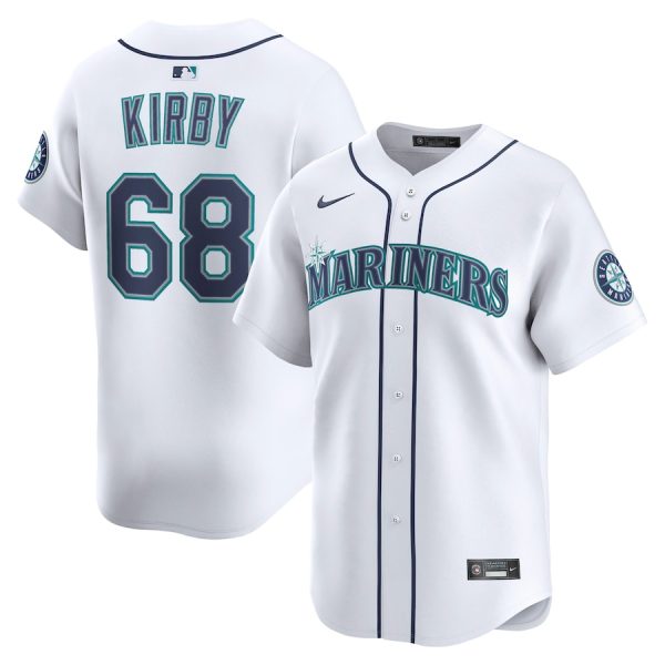 George Kirby Seattle Mariners Alternate Limited Player Jersey - White
