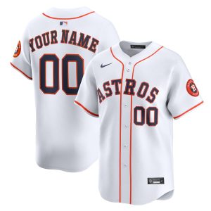 Houston Astros Home Limited Custom Jersey - White