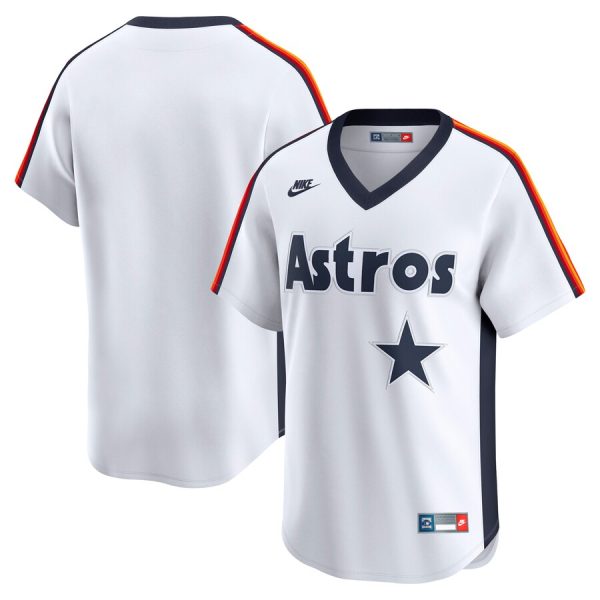 Houston Astros Throwback Cooperstown Collection Limited Jersey - White