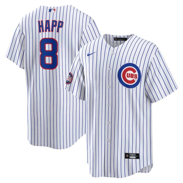 Ian Happ Chicago Cubs 2025 MLB World Tour: Tokyo Series Home Replica Player Jersey - White