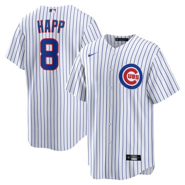 Ian Happ Chicago Cubs Home Replica Jersey - White
