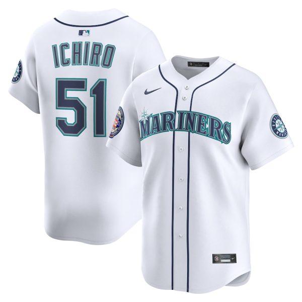 Ichiro Suzuki Seattle Mariners 2025 National Baseball Hall of Fame Home Limited Player Jersey - White