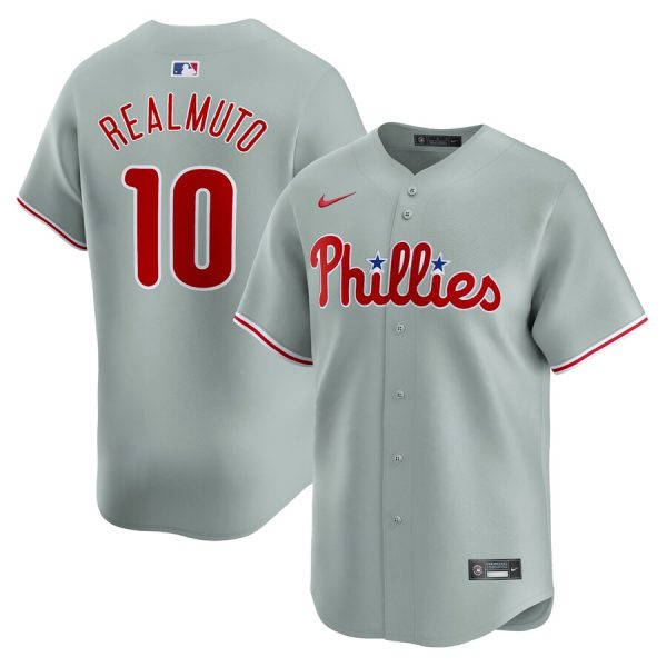 J.T. Realmuto Philadelphia Phillies Away Limited Player Jersey - Gray