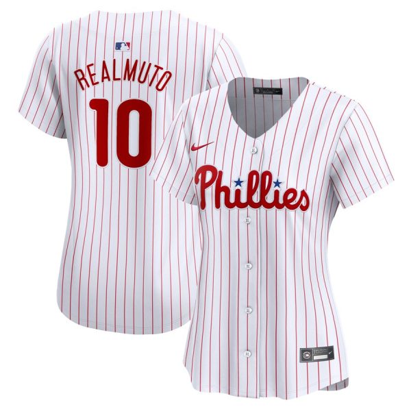 J.T. Realmuto Philadelphia Phillies Women's Home Limited Player Jersey - White