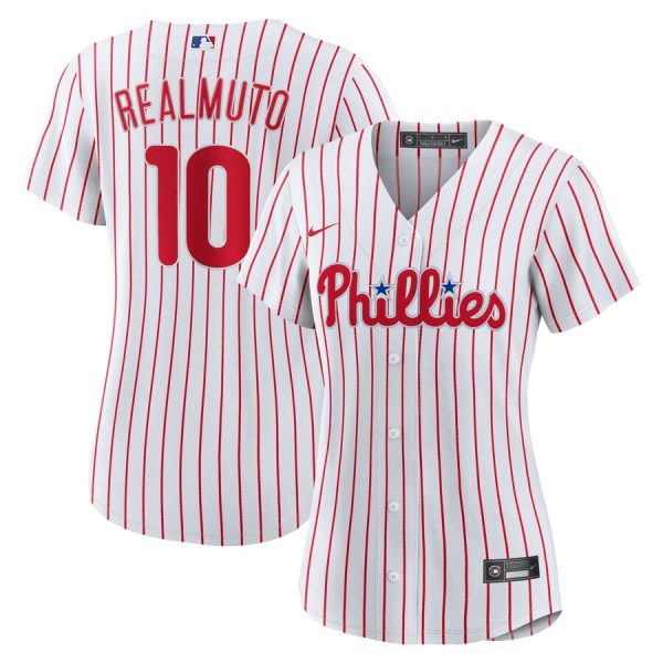 J.T. Realmuto Philadelphia Phillies Women's Home Replica Jersey - White