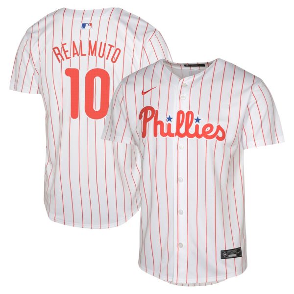 J.T. Realmuto Philadelphia Phillies Youth Home Limited Jersey - White
