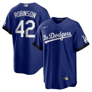 Jackie Robinson Los Angeles Dodgers City Connect Replica Player Jersey - Royal