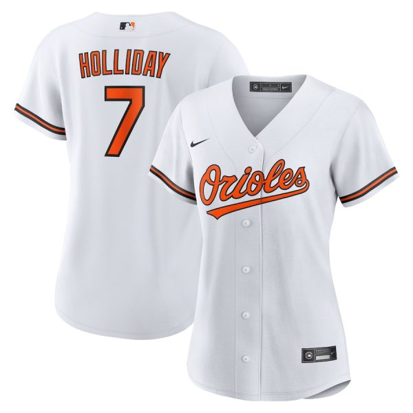 Jackson Holliday Baltimore Orioles Women's Home Replica Player Jersey - White