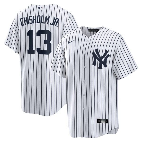Jazz Chisholm Jr. New York Yankees Home Replica Player Jersey - White