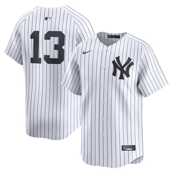 Jazz Chisholm Jr. New York Yankees Youth Home Limited Player Jersey - White