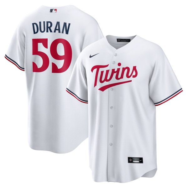 Jhoan Duran Minnesota Twins Home Replica Jersey - White