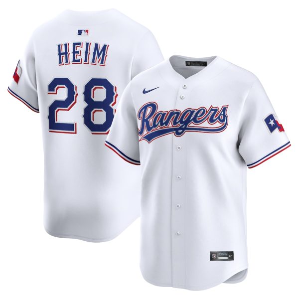 Jonah Heim Texas Rangers Alternate Limited Player Jersey - White