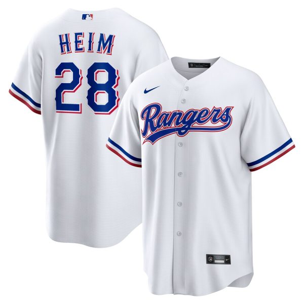 Jonah Heim Texas Rangers Home Replica Jersey - White