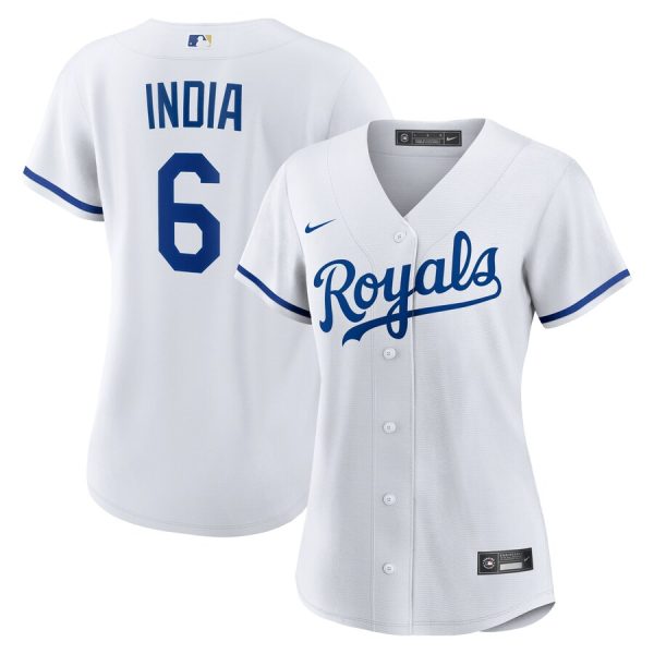 Jonathan India Kansas City Royals Women's Home Replica Jersey - White