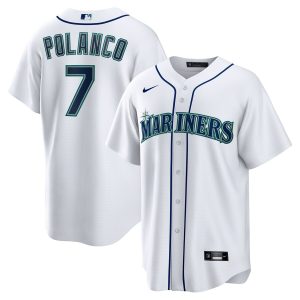 Jorge Polanco Seattle Mariners Home Replica Jersey - White