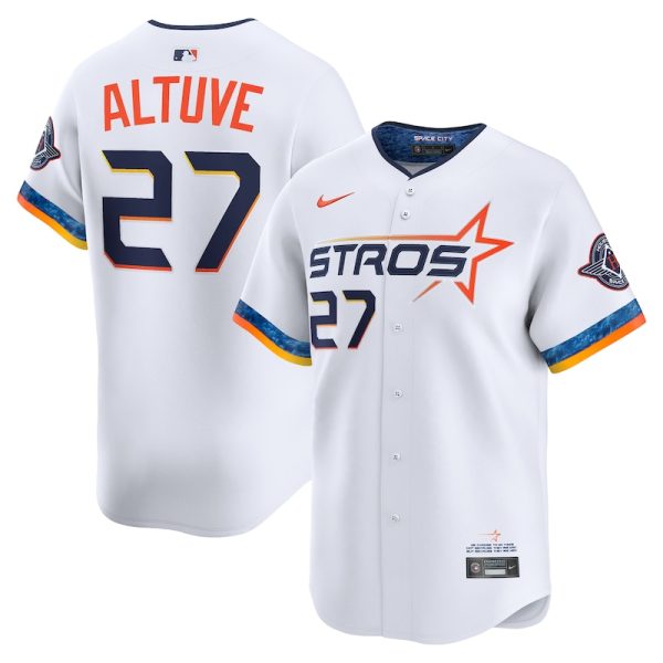 Jose Altuve Houston Astros 2025 City Connect Limited Player Jersey - White