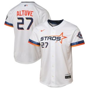 Jose Altuve Houston Astros Youth 2025 City Connect Limited Player Jersey - White