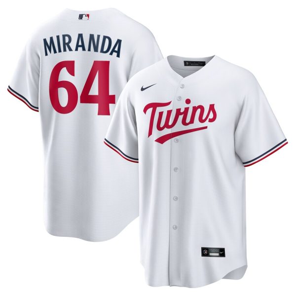 Jose Miranda Minnesota Twins Home Replica Jersey - White