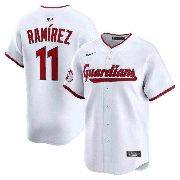 Jose Ramirez Cleveland Guardians Home Limited Jersey - White