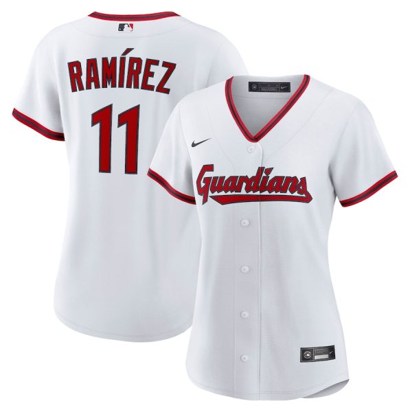 Jose Ramirez Cleveland Guardians Women's Home Replica 2.0 Player Jersey - White