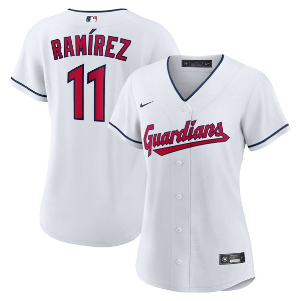Jose Ramirez Cleveland Guardians Women's Home Replica Player Jersey - White