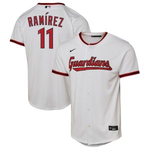 Jose Ramirez Cleveland Guardians Youth Home Replica Player Jersey - White